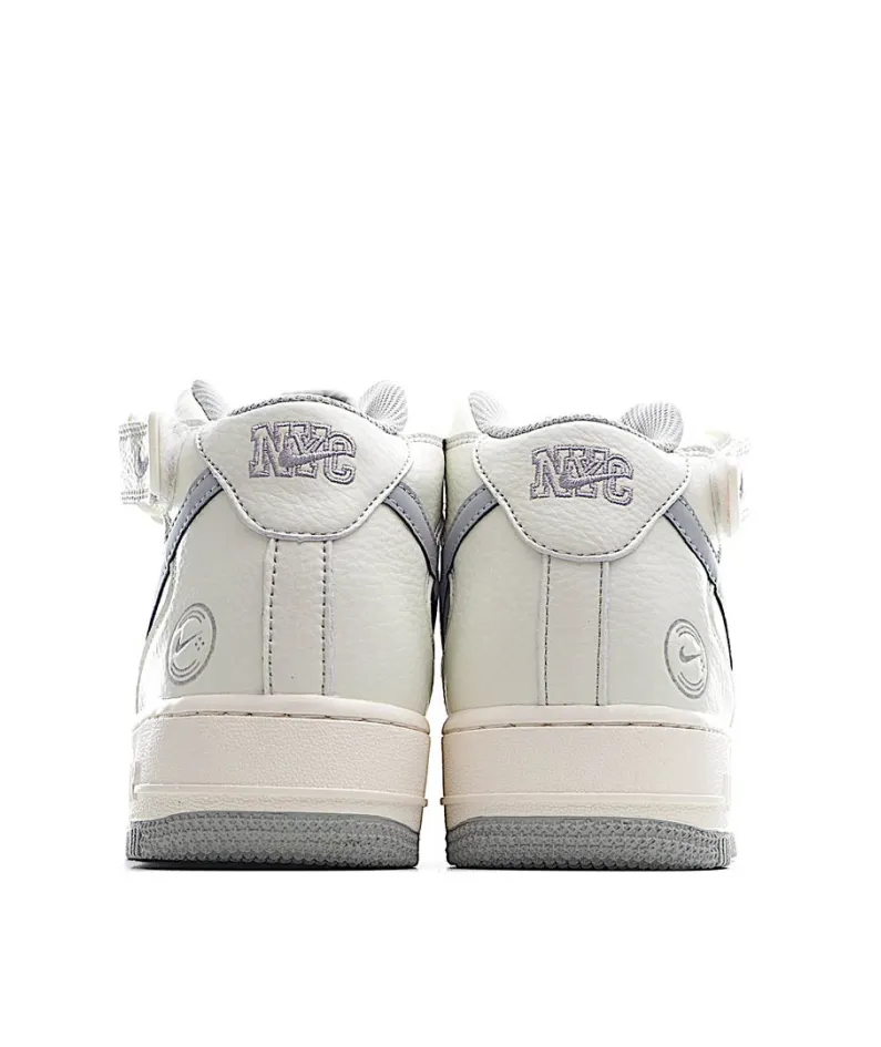 Kith xNike Air Force Mid-Top Sneakers 3M Reflective