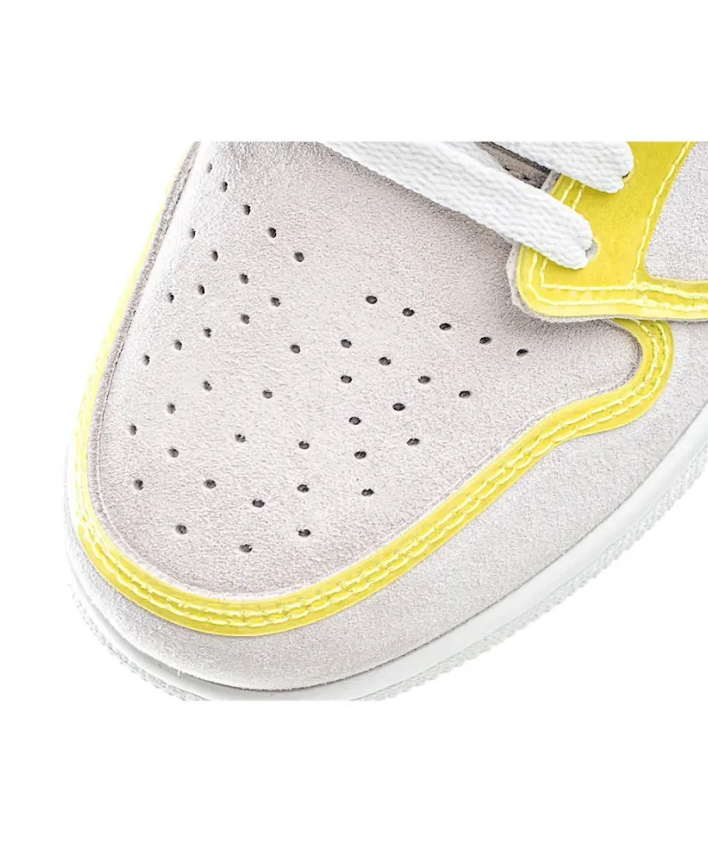 Wmns Air Jordan 1 Mid LX 'Off White Opti Yellow'