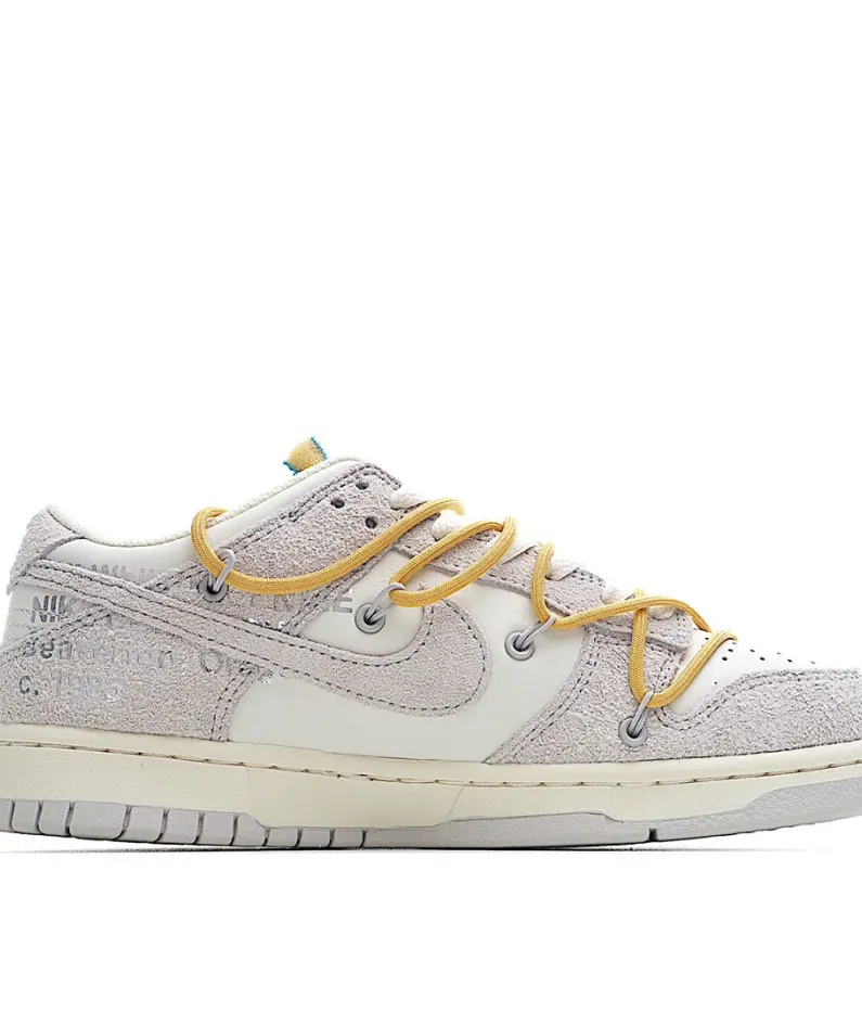 Nike SB Dunk OFF-WHITE Grey-Yellow-Blue