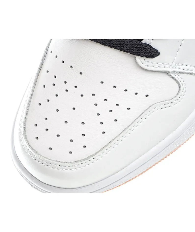 Air Jordan 1 Mid GS 'White Arctic Orange'