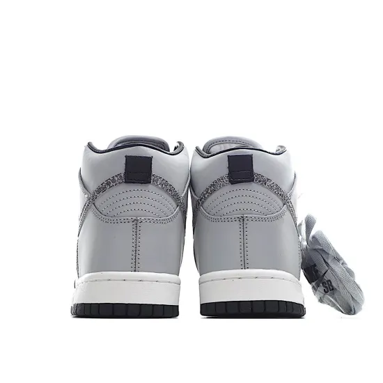 Nike Dunk High 3M Reflective Grey Black