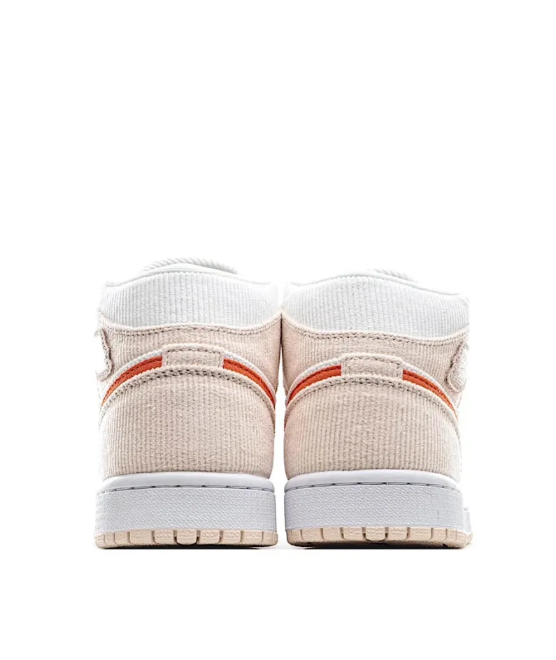 Air Jordan 1 MiD White Pink Orange