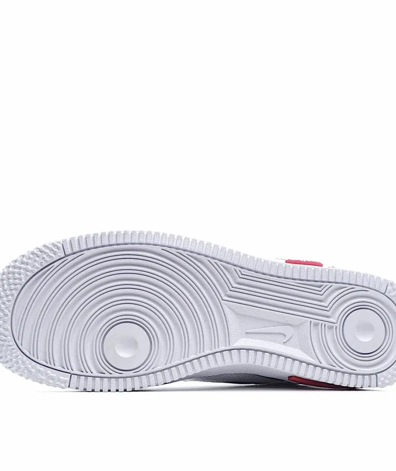 Nike AIR FORCE 1 REACT WHITE D/MS/X White Black Red