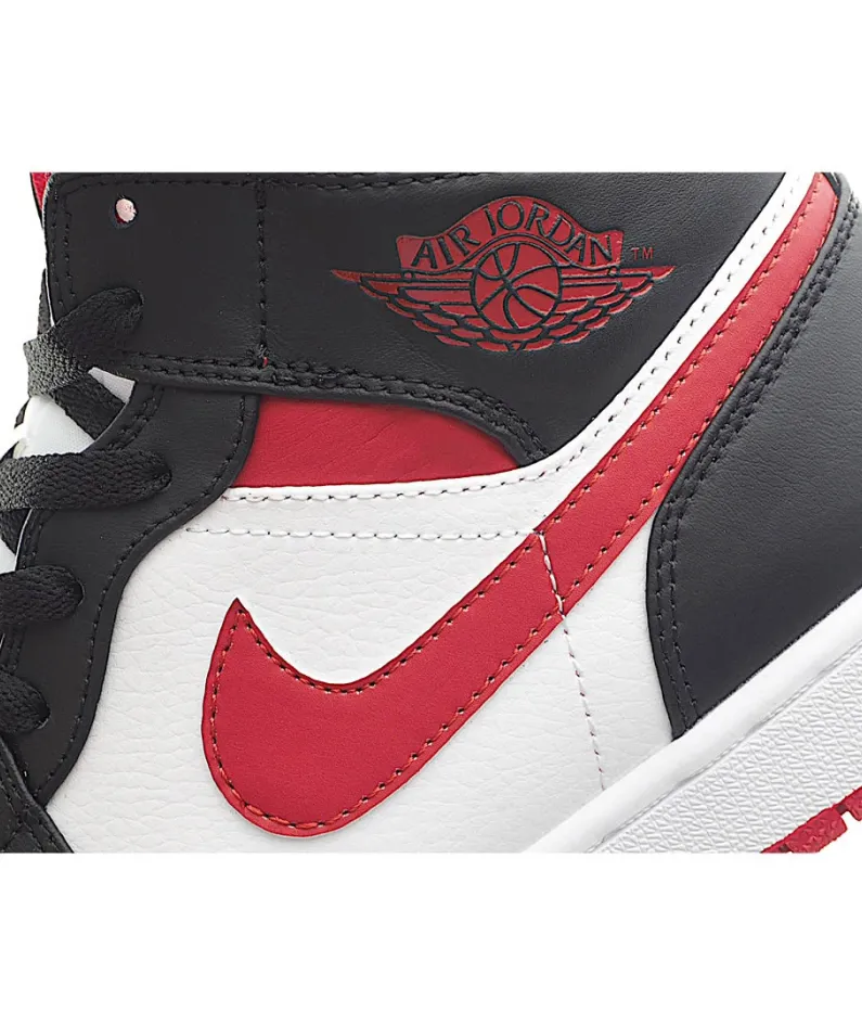 Air Jordan 1 Mid 'Black Gym Red'