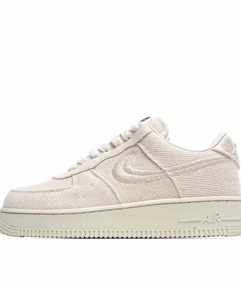 Stussy x Nike Air Force 1 Low Low Top Beige