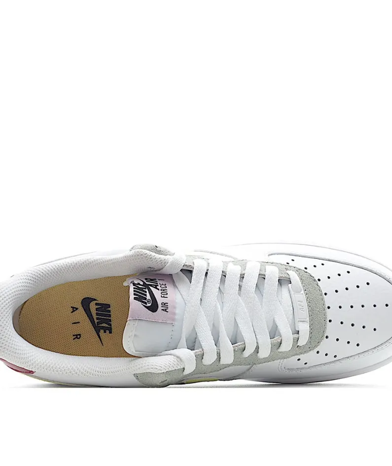 Nike Air Force 1 Low White Gray Yellow