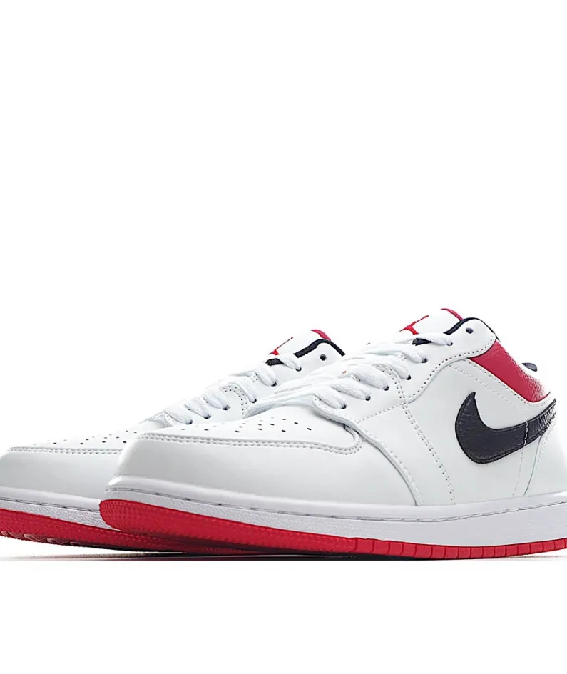 Air Jordan 1 Low 'White University Red'