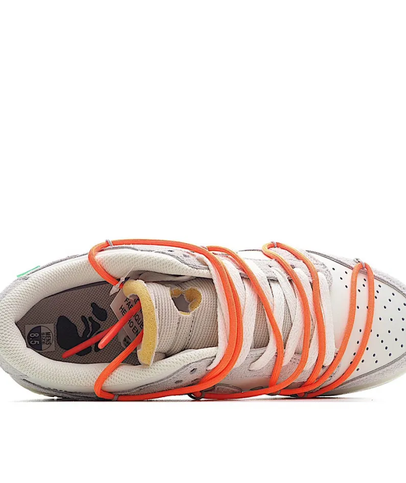 Nike SB Dunk OFF-WHITE Grey Orange