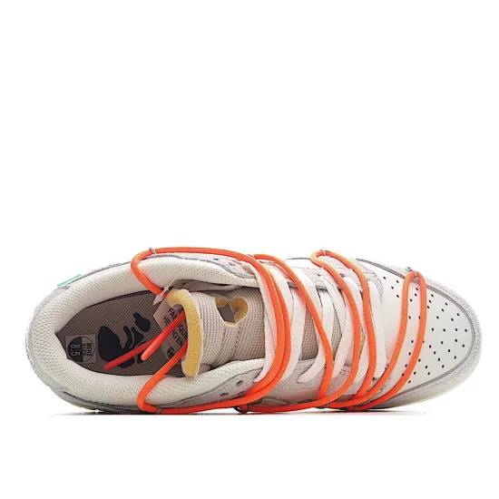 Nike SB Dunk OFF-WHITE Grey Orange