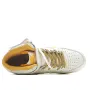 Uninterrupted Nike Air Force 1 Beige Mid-Top Sneakers