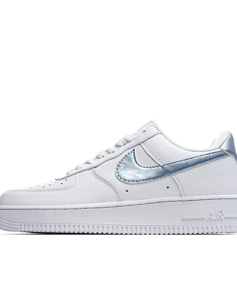 Nike Air Force1 LOW07 Trainers in White blue    蓝 