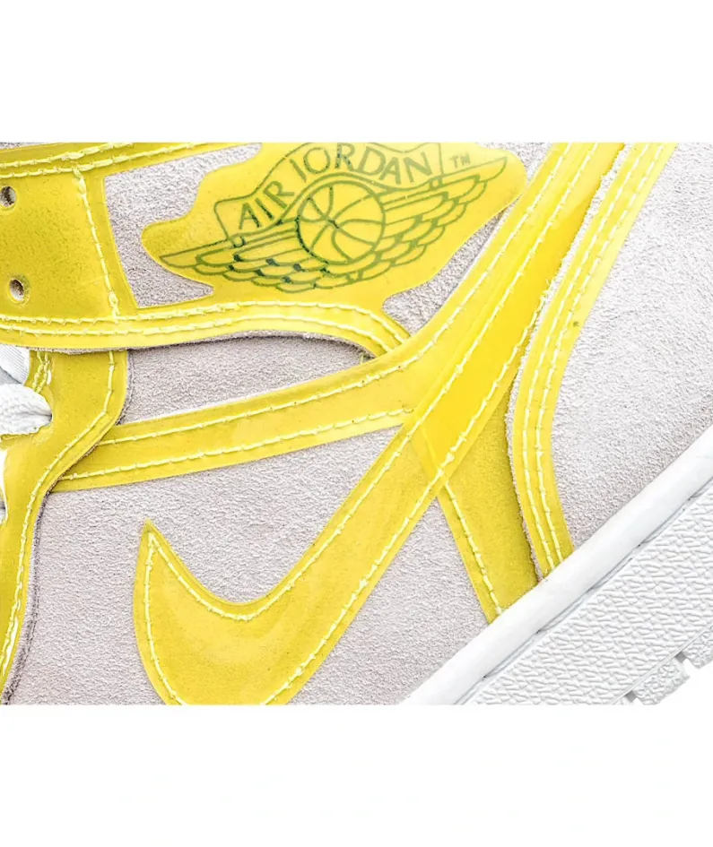 Wmns Air Jordan 1 Mid LX 'Off White Opti Yellow'
