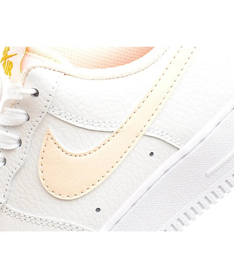 Nike Air Force 1 White and Orange
