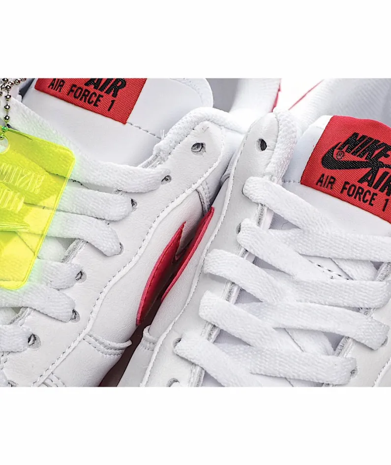 Nike Air Force 1 Low Low Top White Red