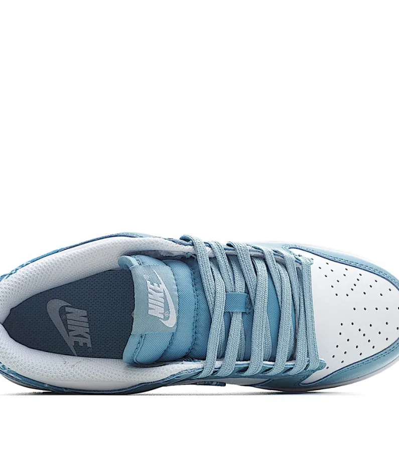 Nike Dunk Low Green/blue paisley sneakers