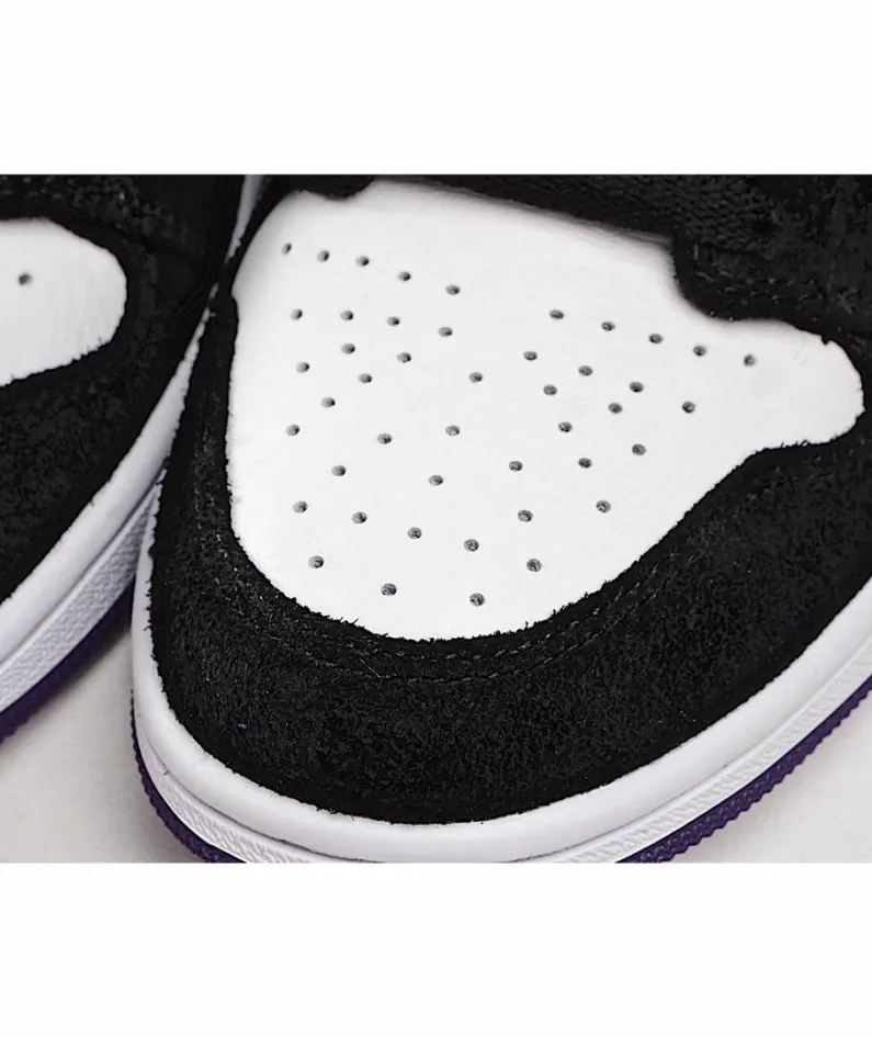 Air Jordan 1 Mid AJ1 Mid Basketball Shoes Grey Panda