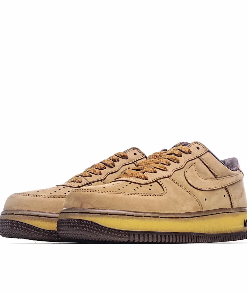 Nike Air Force 1 Low Retro SP Wheat Mocha Low Top Sneakers