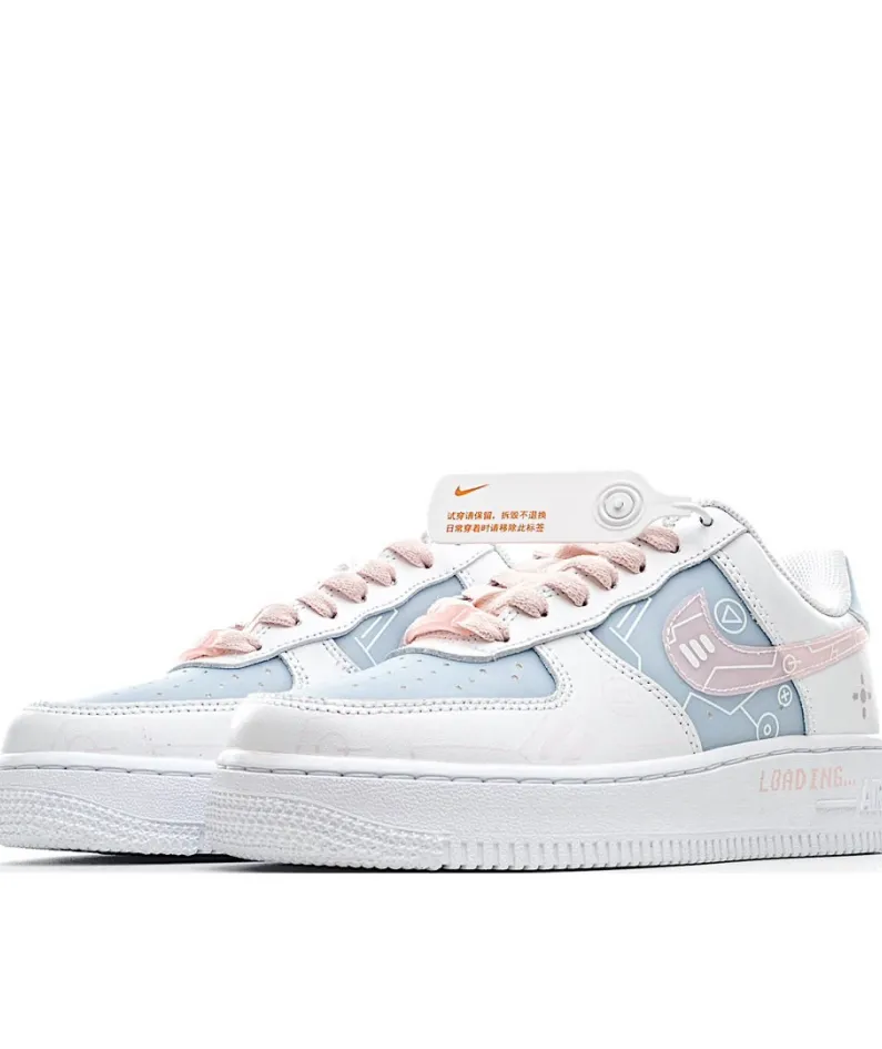 Nike Air Force 1 Low'07 White Blue Pink