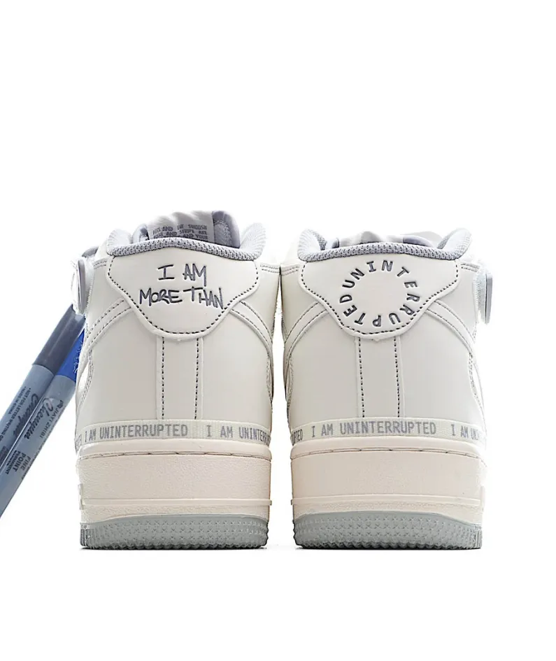 Uninterrupted Nike Air Force 1 Mid-Top Sneakers