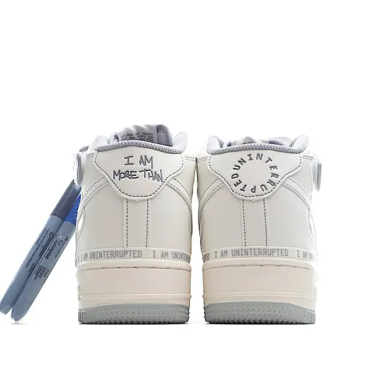 Uninterrupted Nike Air Force 1 Mid-Top Sneakers