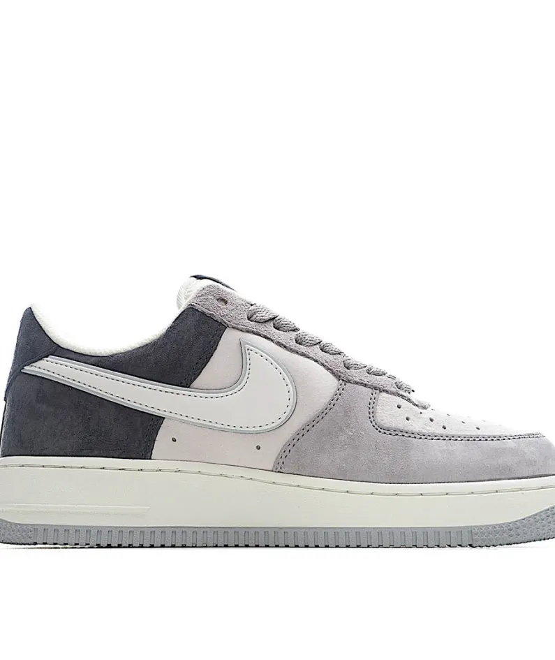 Nike Air Force 1 White Grey Black Reflective