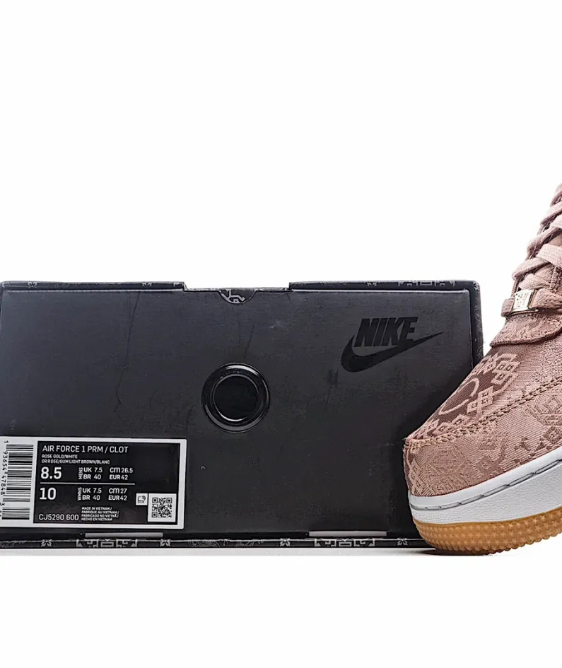 Nike Air Force 1 Low Clot Rose Gold Silk