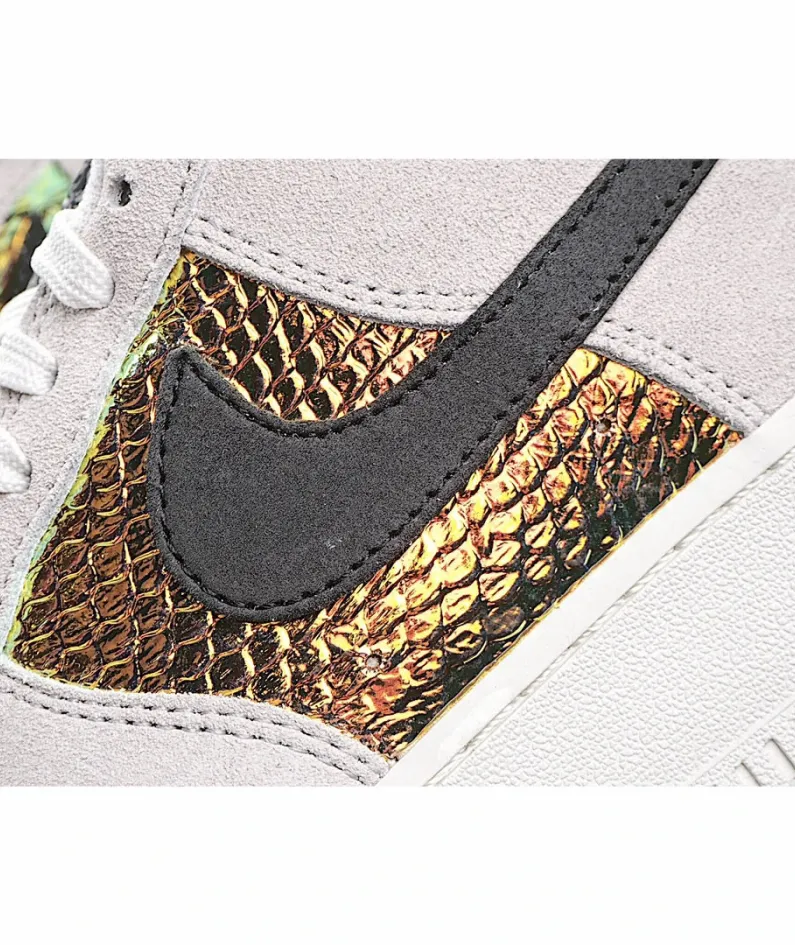 Nike Air Force 1 Low "IridescentSnakeskin Light Grey Beige