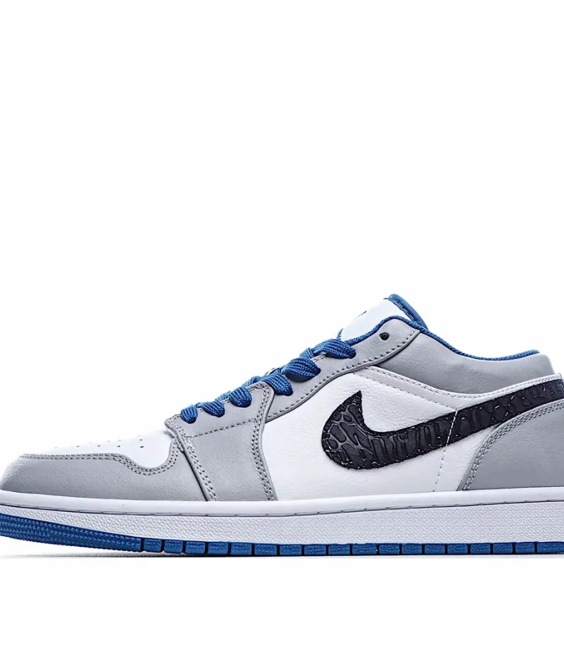 Air Jordan 1 Low 'True Blue Cement'