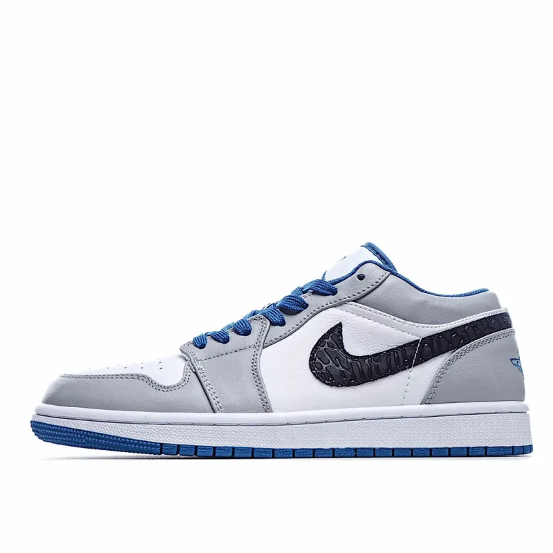 Air Jordan 1 Low 'True Blue Cement'