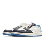 Travis Scott x Fragment x Air Jordan 1 Low "Military Blue" Lightning Barb