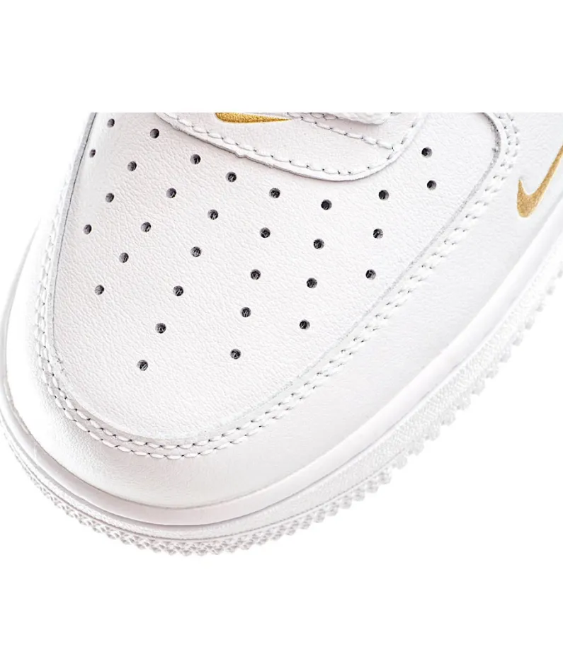 Nike Air Force 1 React LV8 White Black Gold