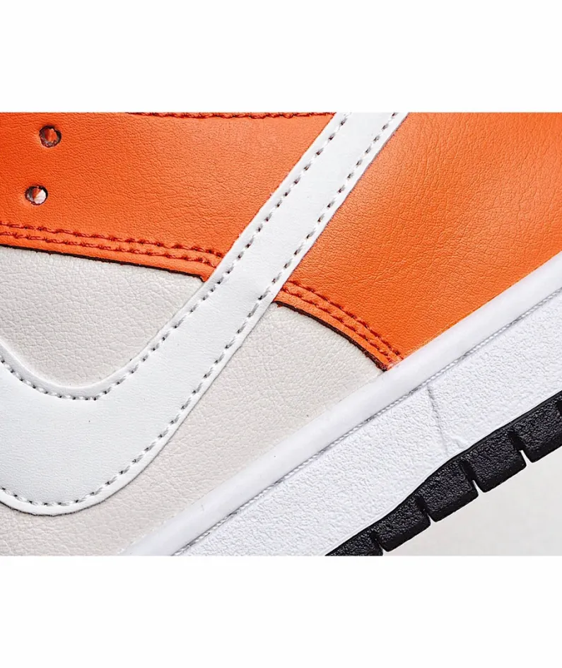 Nike SB Dunk Low White and Orange