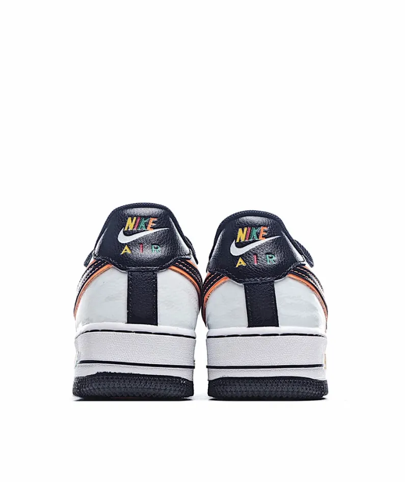 Nike Air Force 1 Low-Top Sneakers Black & White