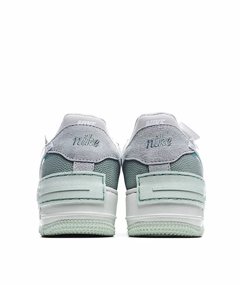 Nike WMNS Air Force 1 Shadow Low Top Sneakers Grey Green