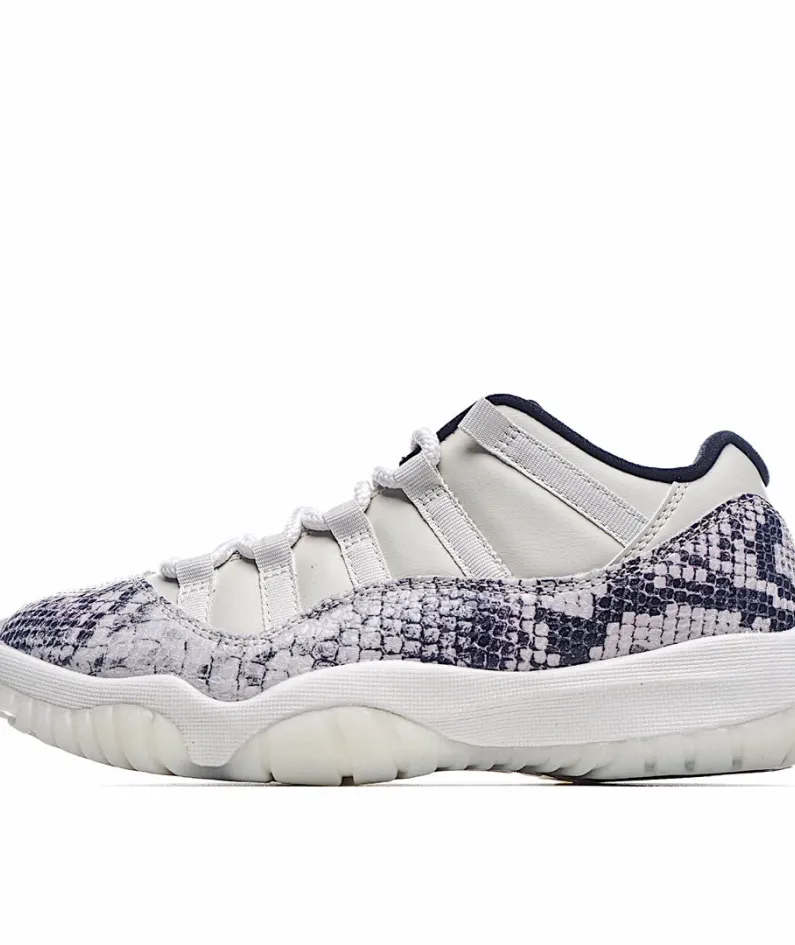 Air Jordan 11 Retro Low 'Light Bone Snakeskin'