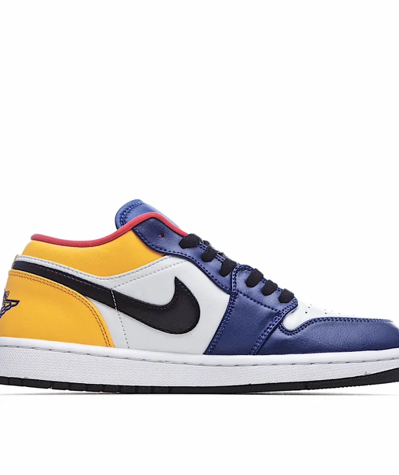 Air Jordan 1 Low 'White Deep Royal Blue'