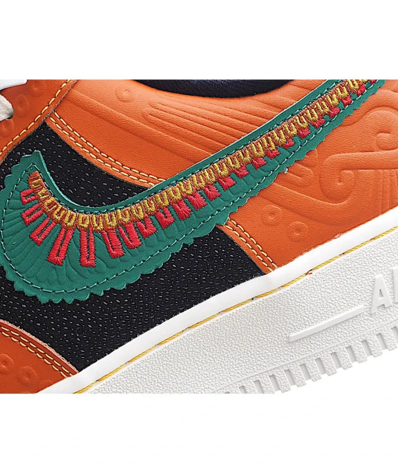 Nike Air Force 1 Black Orange