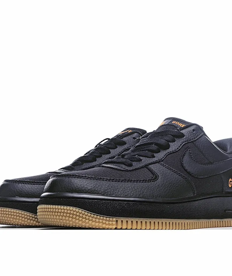 Nike Air Force 1 GORE-TEX Black Brown Beige Low Top