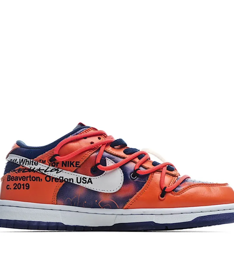 OFF-WHITE x Nike Dunk Low x FL Sneakers