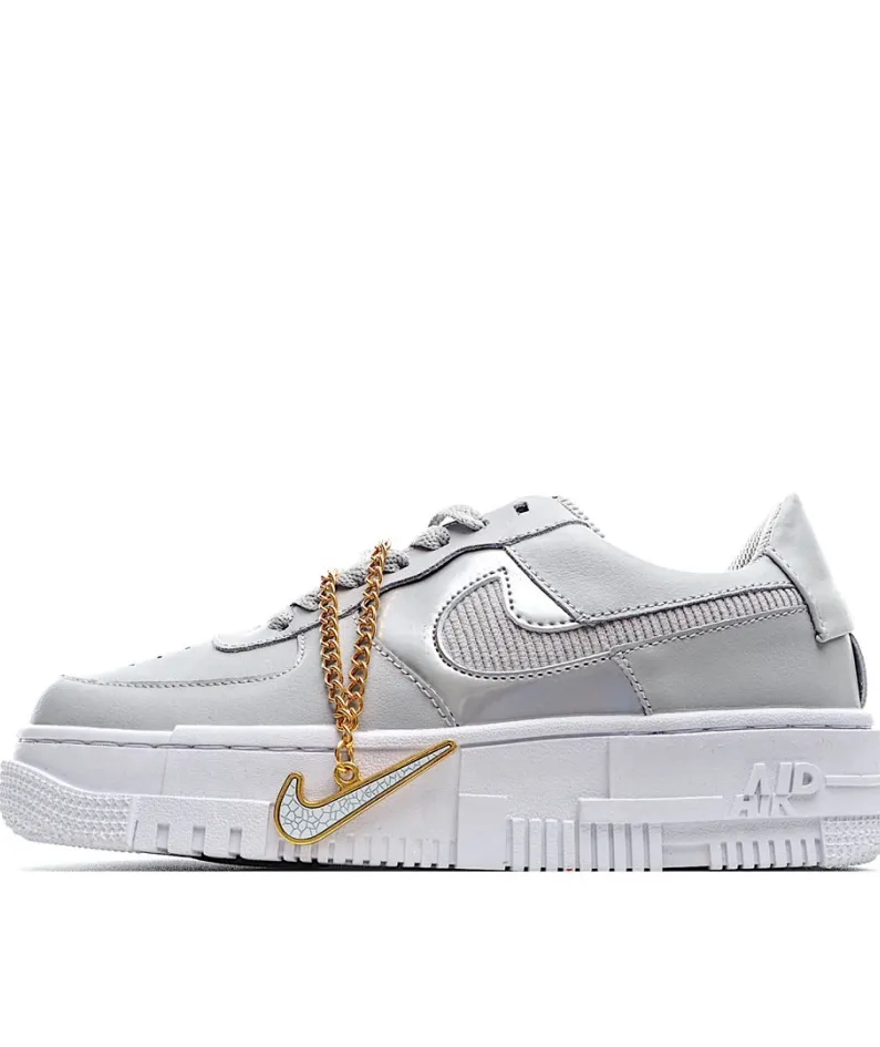 Nike Air Force 107 Silver Grey