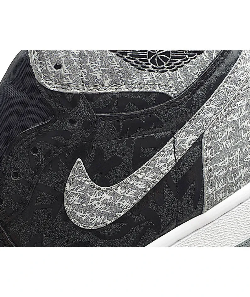 Air Jordan 1 High OG AJ1 High Top Series Black Grey