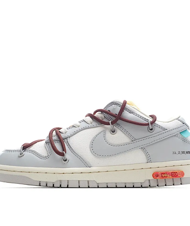 Nike SB Dunk OFF-WHITE   灰 