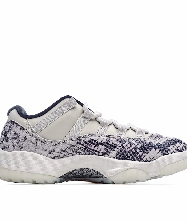 Air Jordan 11 Retro Low 'Light Bone Snakeskin'