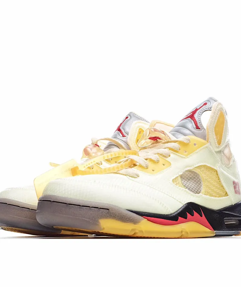 Off-White x Air Jordan 5 SP 'Sail'