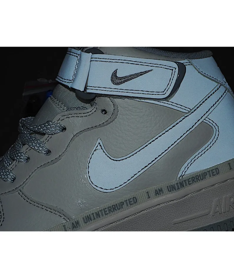 Uninterrupted Nike Air Force 1 Mid-Top Sneakers