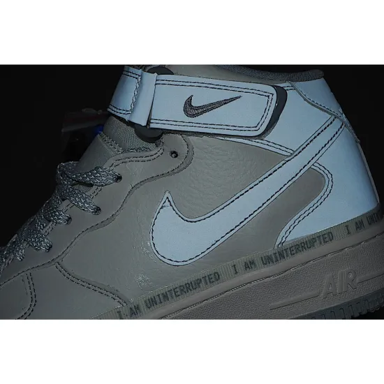 Uninterrupted Nike Air Force 1 Mid-Top Sneakers