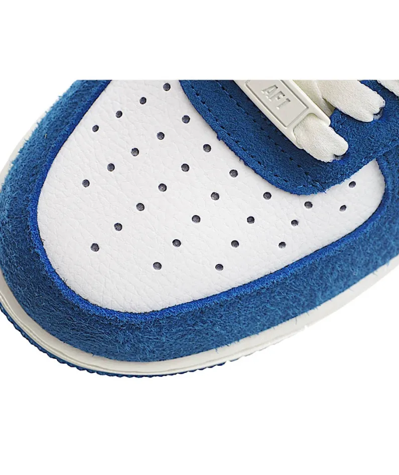 Nike Air Force 1 Blue and Yellow