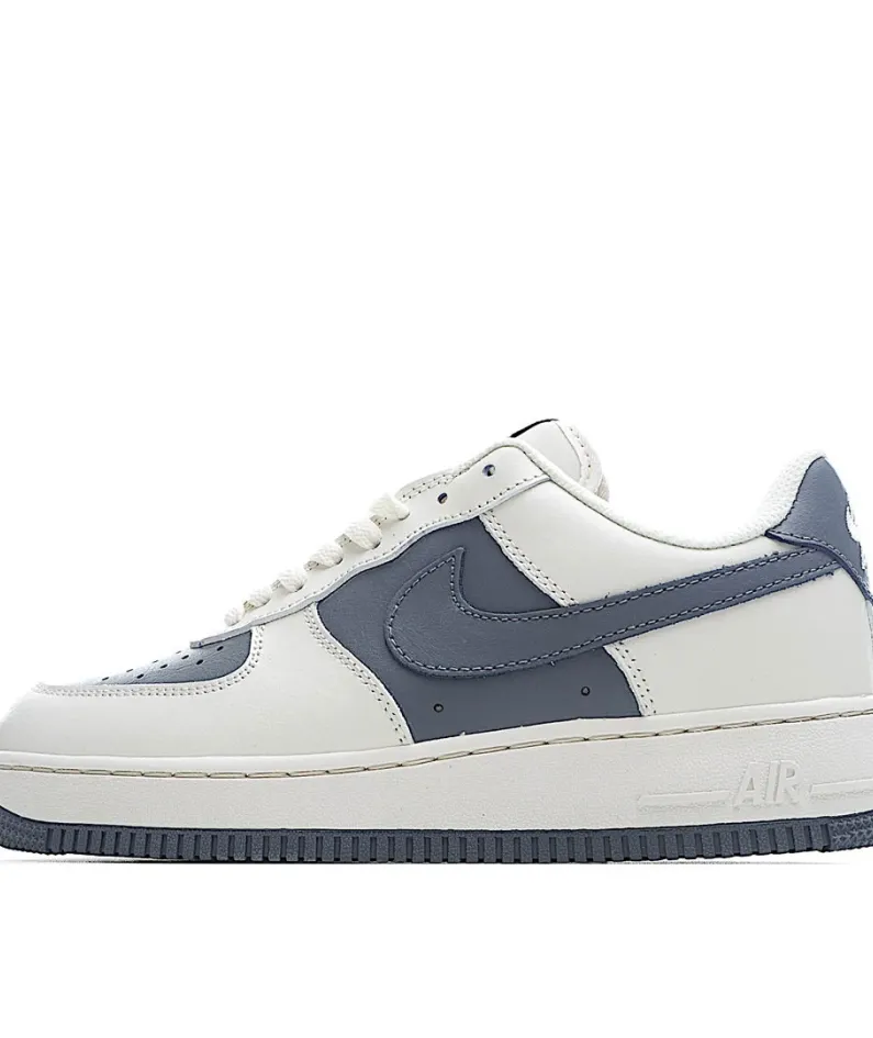 Nike Air Force 1 White and Grey Low Top