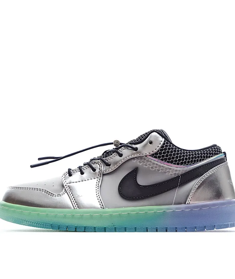 Wmns Air Jordan 1 Low SE 'Metallic Silver Gradient'