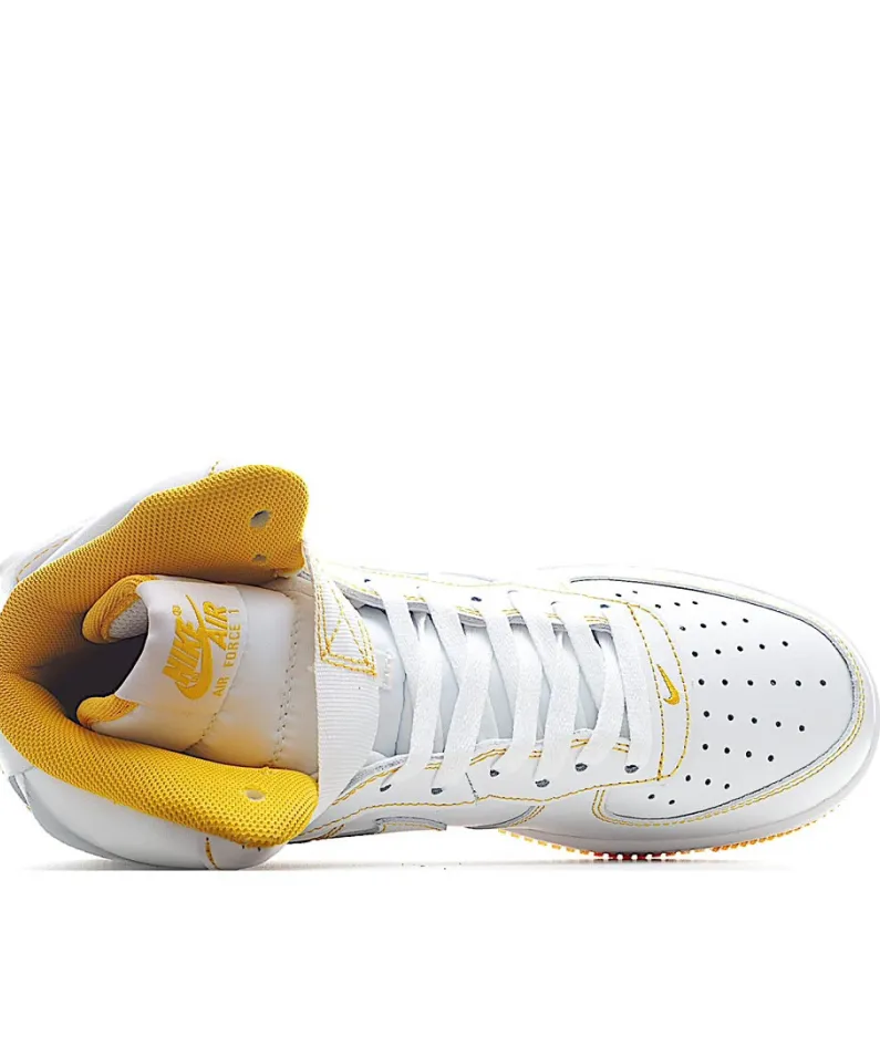 Nike Air Force 1 High 07 White and Orange